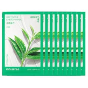 innisfree - Energy Mask - Green Tea- 10pcs Set