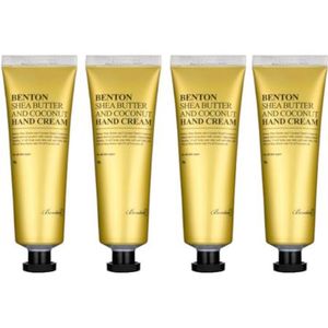 Benton - Shea Butter And Coconut Hand Cream - 50g (4ea) Set