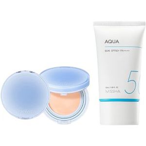 MISSHA - All-Around Safe Block Aqua Sun SPF50+ PA++++ (New version of All-Around Safe Block Aqua Sun Gel ) - 50ml X Romand -...