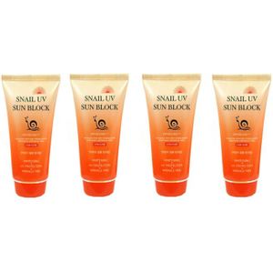 Jigott - Snail UV Sun Block SPF50+ PA+++ (4ea) Set