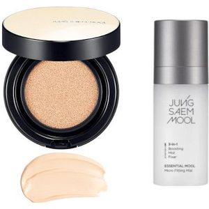 JUNGSAEMMOOL - Essential Skin Nuder Cushion SPF50+ PA+++ 14g - 19 Light (1ea) + Essential Mool Micro Fitting Mist - 55ml (1ea) Set