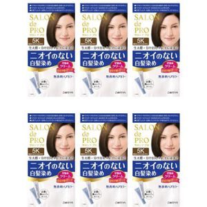 Dariya Salon De Pro - Hair Color Cream - 1box - 5K Chestnut natural brown (6ea) Set
