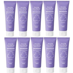 [Promotie]Purito SEOUL - Dermide Cica Barrier Sleeping Pack - 80ml (10ea) Set