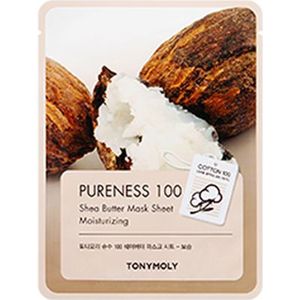TONYMOLY - Pureness 100 Mask Sheet - Shea Butter - 1stuk