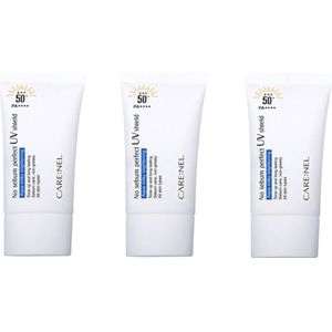 CARE:NEL No Sebum Perfect UV Shield SPF50+ PA++++ - 50ml (3ea) Set