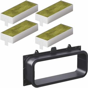 CleanAir Koolstoffilterset voor Siemens 17007113 / HZ9VRUD0