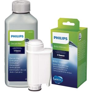 Philips Saeco Onderhoudsset intenza+ Waterfilter CA6702 + CA6700 Ontkalker