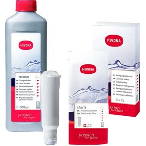 Nivona Onderhoudsset Waterfilter + Reinigingstabletten + Ontkalker