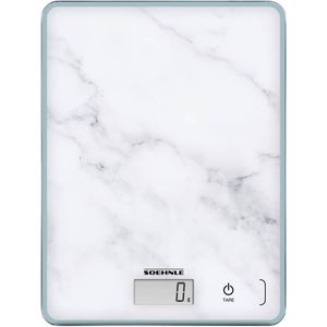 Soehnle Digitale keukenweegschaal Page Compact 300 Marble - Keukenweegschaal - Beige