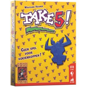 Take 5! - Spannend kaartspel voor grotere groepen - Geschikt voor 2-10 spelers vanaf 10 jaar - Incasseer zo min mogelijk strafpunten