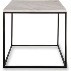 Blokker decoratietafel marmer - vierkant - 38x38 cm