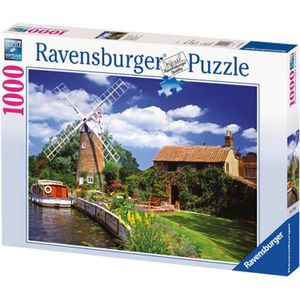 Ravensburger puzzel schilderachtige molen - 1000 stukjes