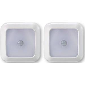 Q-Link draadloos LED licht sensor - wit - 2 stuks