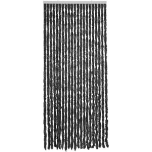 Blokker kattenstaartgordijn - 90 x 210 cm - zwart