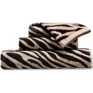 Blokker Handdoek Zebra - Beige/Zwart - 70x140 cm