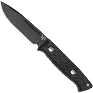 Benchmade Bushcrafter 163BK Black Cerakote CPM-CruWear, Carbon Fiber, bushcraftmes, Sibert design