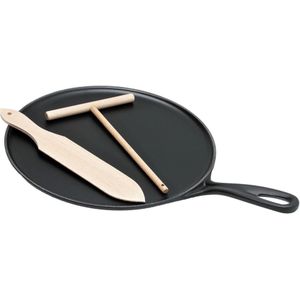 Le Creuset pannenkoekenpan/crêpe pan 27cm, zwart