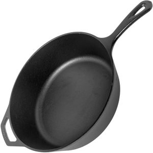 Lodge Cast Iron Deep Skillet diepe koekenpan L10DSK3, inhoud ca. 4,7 L