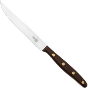 Robert Herder Molenmes Steakmes - Walnoot - 125 mm Lemmet - RVS Blauwgepolijst