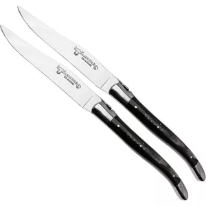 Bestekset 24 delig Lou Laguiole Jet | Hoogglans bestek - Kookwinkel Kitchen&More
