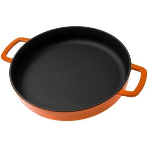 COMBEKK - Sous-Chef Koekenpan Dubbel Handvat 28CM - Oranje