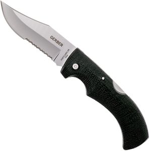 Gerber Gator 06079 clip point, serrated zakmes