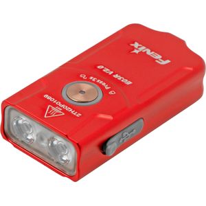 Fenix E03R V2.0 Rose Red sleutelhangerlamp, 500 lumen
