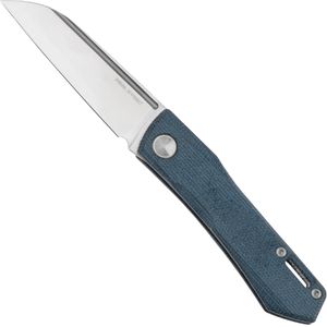 Real Steel Solis 7065DM, N690, Denim Micarta zakmes, Poltergeist design