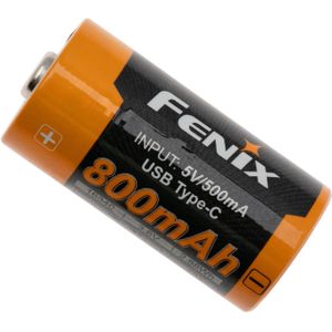 Fenix ARB-L16-800UP, 16340, High Discharge, oplaadbare accu, 800 mAh Li-Ion