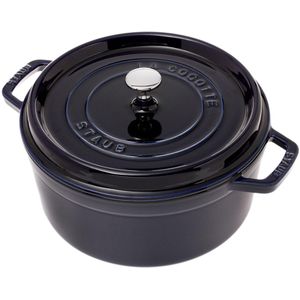 Staub braadpan - cocotte 26cm, 5,2L, blauw