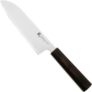 Yaxell HANA Santokumes 16.5 cm - 3 Lagen Damaststaal - Movax Staal - Pakka Wood Heft