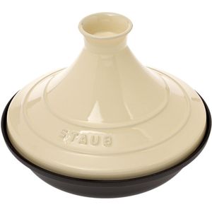 Staub Tajine, Pan + steelpan, Beige, Zwart