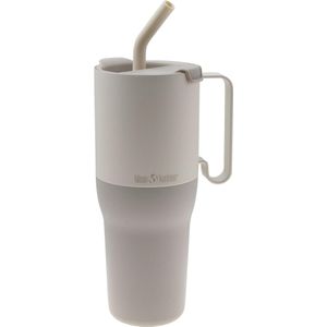 Klean Kanteen Insulated Rise Tumbler 1010992 drinkbeker flipstraw, Tofu, 1065 ml