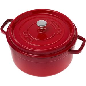 Staub Braadpan - Rond - 26 cm - Kers