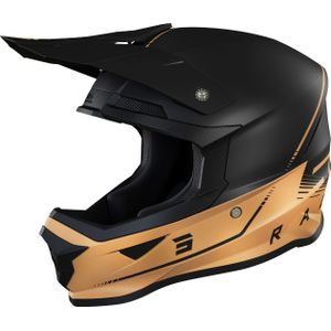 Shot - Furious Raw 3.0 Offroadhelm - Synthetisch - Zwart - Hypoallergene Voering