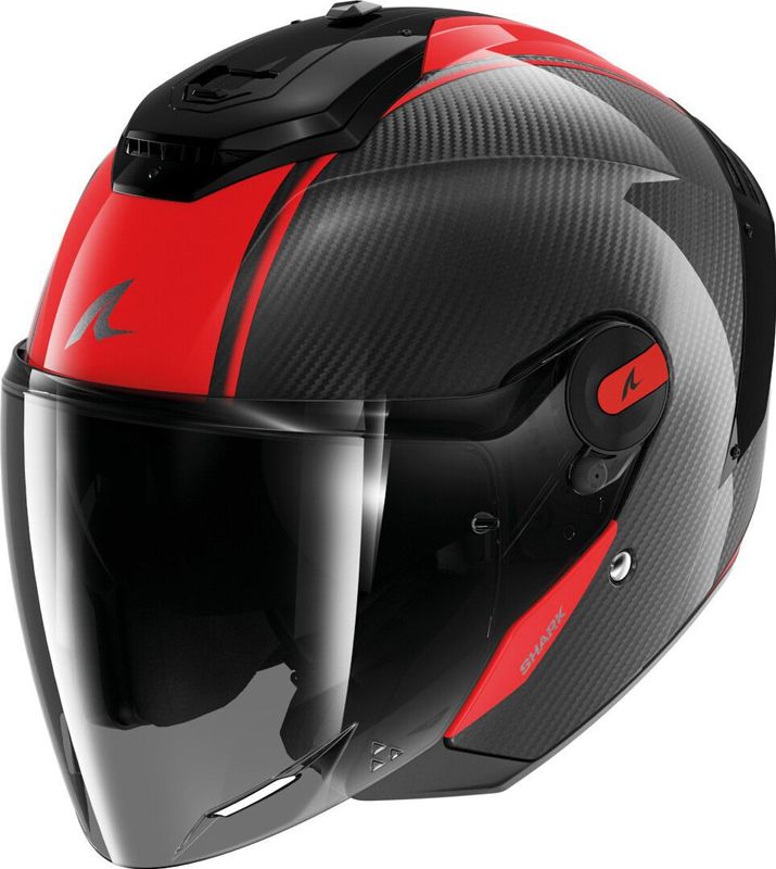 RS JET - Koolstofvezel Helm - Zwart - Composiet - Anti-condens Vizier