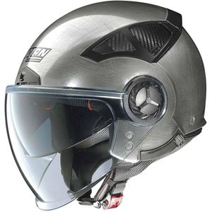 Nolan N33 Evo Classic Scratched Chrome Jet Helm