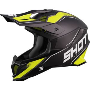 Shot - Lite Prism - Offroadhelm - Zwart - Tri Composiet - Lichtgewicht