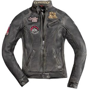 HolyFreedom Zero Dames Motorfiets Lederen Jas