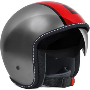 MOMODESIGN Blade Jet helm Alu / rood