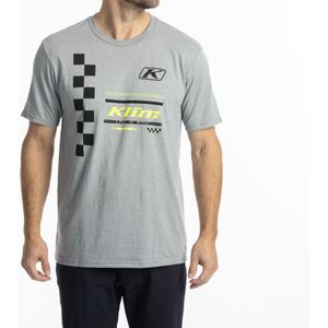 Klim Checkered Flag Tri-Blend T-shirt