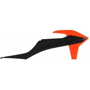Race Tech KTM zwart/oranje radiatorroosters