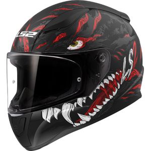 LS2 - Rapid II FF353 - Helm - Mat Zwart/Rood