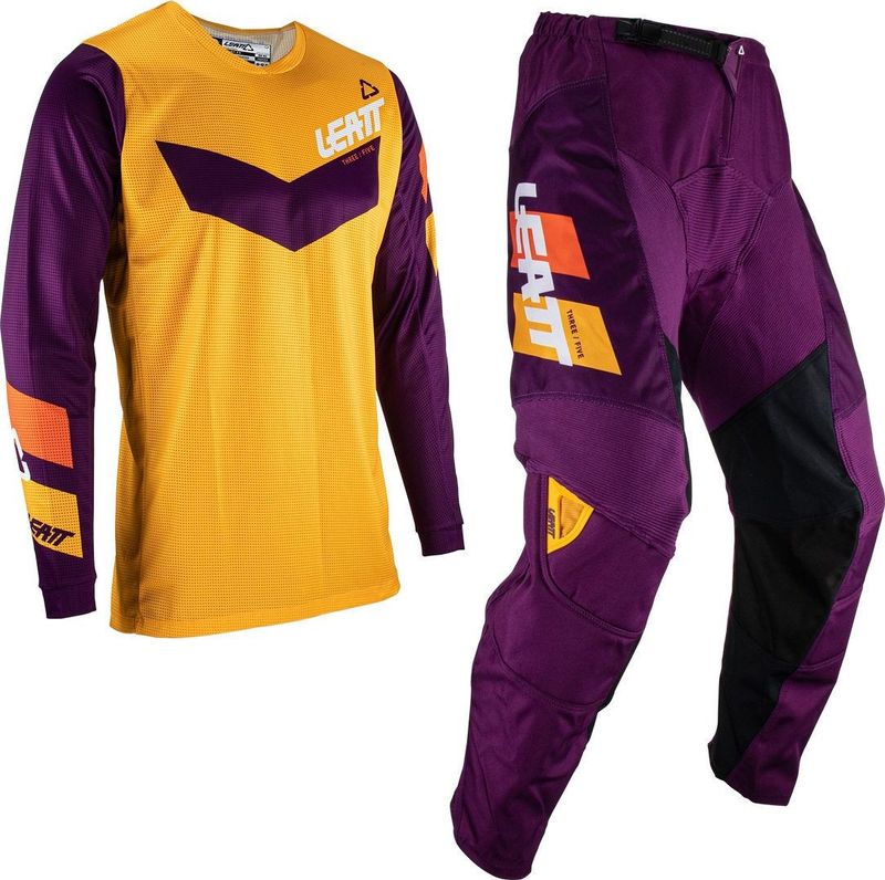 Motorbroeken - Broek en Jersey Set - Zwart - 3D Stretch Mesh - Mini/Junior