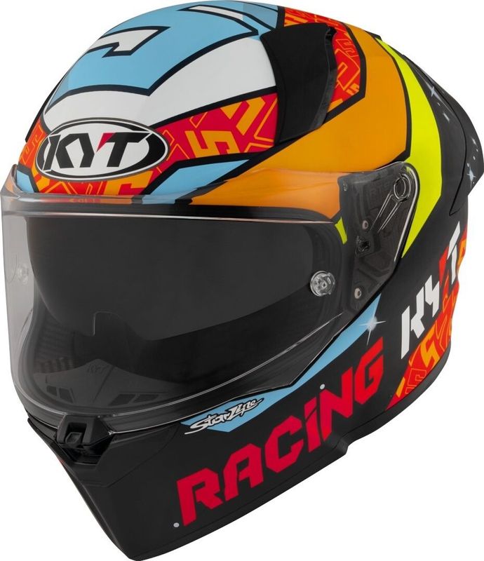 KYT - R2R Max Replica Masia 2022 - Integraalhelm - Geel/Oranje/Zwart - Composiet