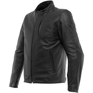 Dainese - Fulcro Leather Jacket - Motorjack - Zwart - Rundleder