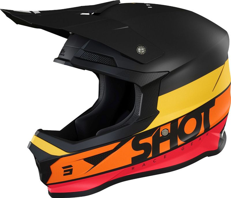 Shot - Furious Story - Offroadhelm - Synthetisch - Zwart
