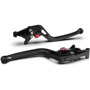 LSL Koppeling hendel BOW L18, zwarte parel gestraald/rood