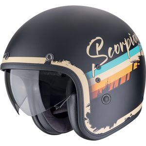 SCORPION - Belfast EVO Adonis - Motorhelm - Zwart - Polycarbonaat