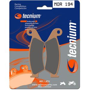 TECNIUM Racing MX/Quad Gesinterde Metalen Remblokken - MOR194